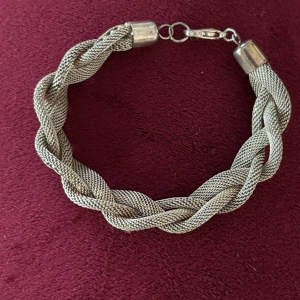 Braided Silver Bracelet